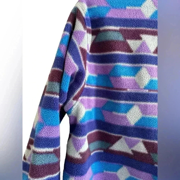 Patagonia Guatemalan Tango Aztec Purple Synchilla
Snap T Fleece Pullover M - Picture 7 of 11